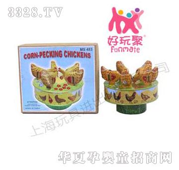 ����M����Corn-Pecking Chickens