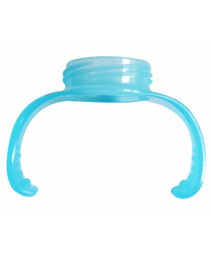 惟特思硅膠奶瓶把手愛心藍(lán)色