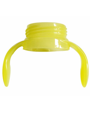 惟特思磨砂奶瓶把手黃色