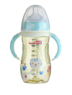 惟特思粉藍(lán)寬口PPSU奶瓶雙色系列(280ml)